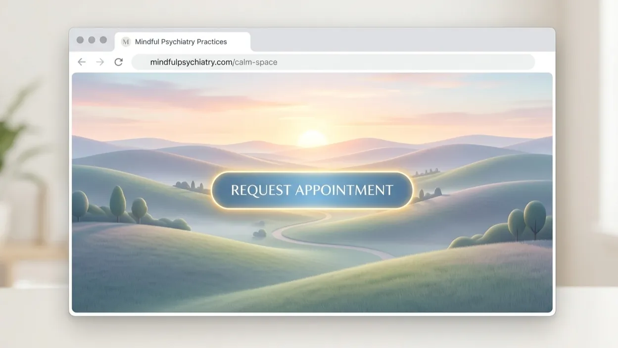 Website strategies tailored for psychiatric practices